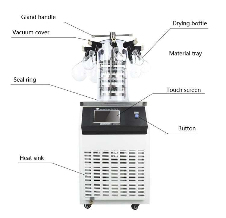 freeze dryer detail